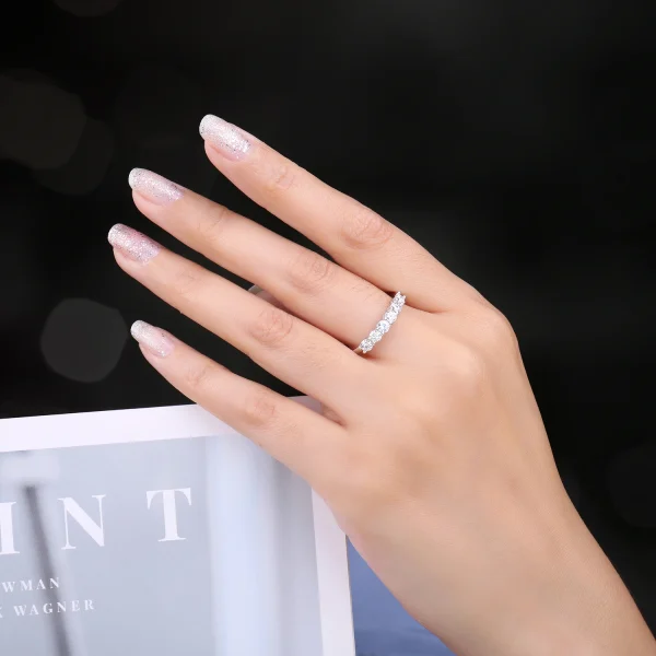 Sterling Silver Wedding Engagement Band 2