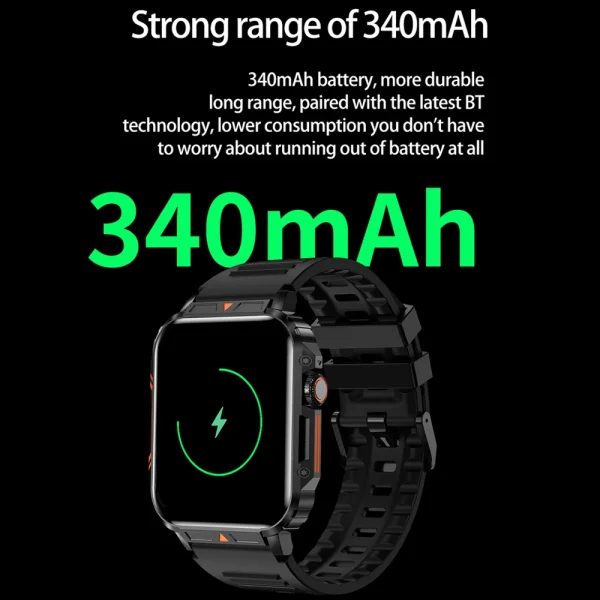 Military Mens Smart Watch (for Android / IOS) 4