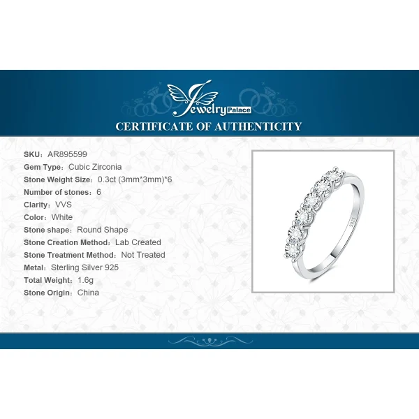 Sterling Silver Wedding Engagement Band 6