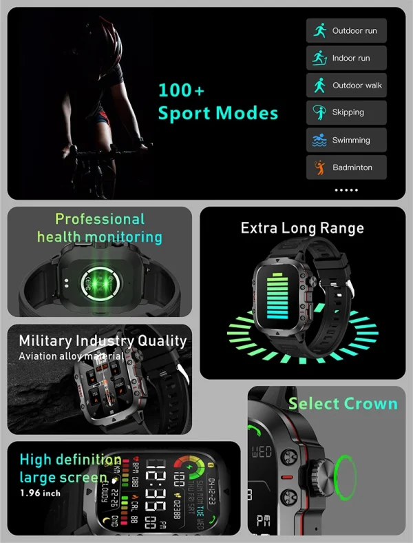 Military Smart Watch 3