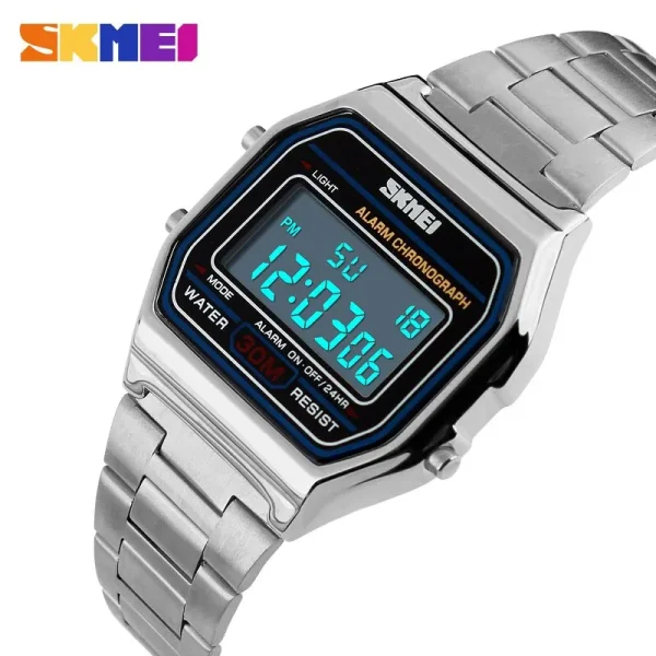 Stainless Steel Chrono Sport Watch 1