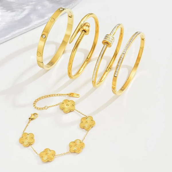 Gold Bangles 2