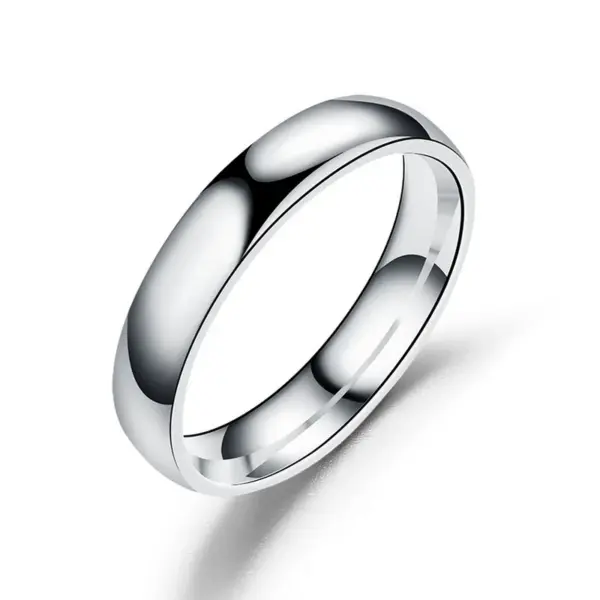 6mm Titanium Wedding Ring Stainless Steel 5