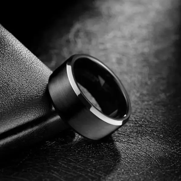 Stainless Steel Ring Colors: Black Golden Silver 3