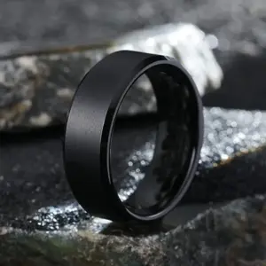Stainless Steel Ring Colors: Black Golden Silver 1