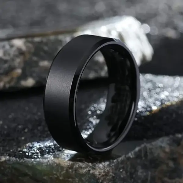 Stainless Steel Ring Colors: Black Golden Silver 1