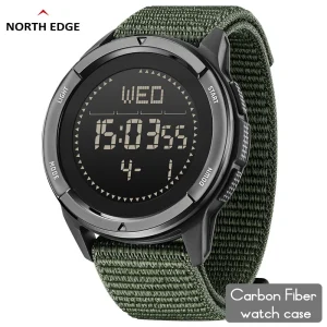 NORTH EDGE ALPS Men's Digital Carbon fiber Watch 1