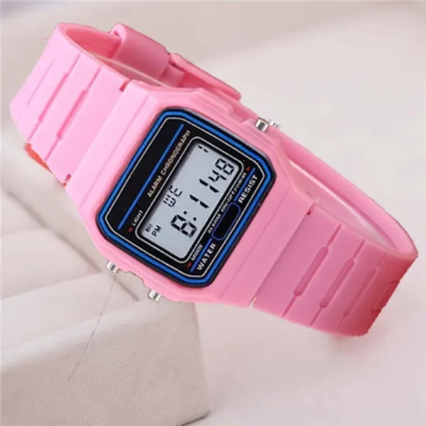 Sport LED Digital Watch Silicone Band 5