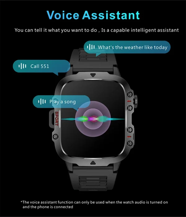 Military Smart Watch 4