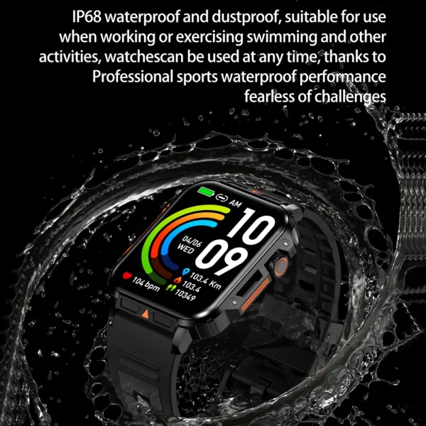 Military Mens Smart Watch (for Android / IOS) 5