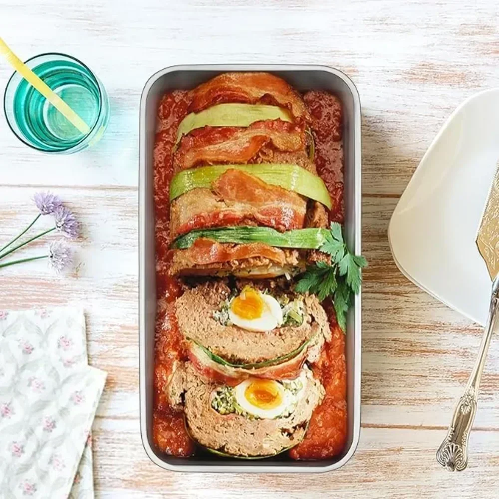 3PCS Stainless Steel Bread Cake Pan 4