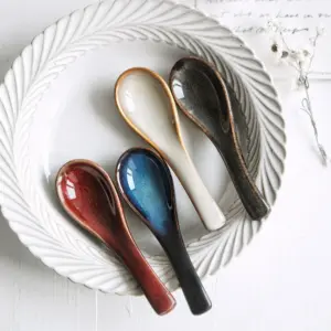 Japanese Kiln Rice Spoon, Soup Spoon 1