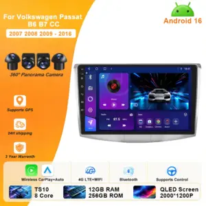 Android 16 Carplay For Volkswagen VW Passat B6 B7 CC 2007 - 2016 1